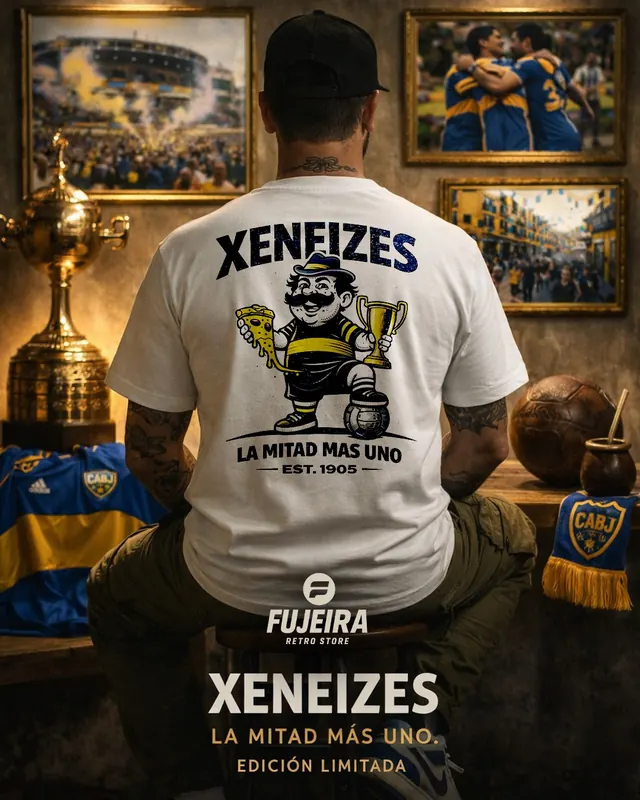 Post de FUJEIRA: remera Retro Series Los Xeneizes